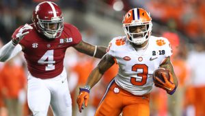 Clemson WR Rodgers ahead of schedule in ACL rehab