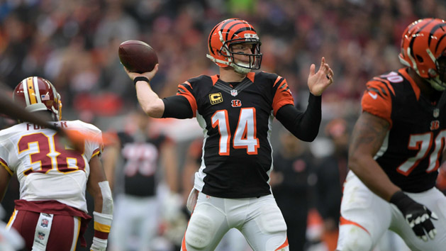 Andy Dalton and the Bengals have a challenging game against the Giants on Monday night. Photo Credit: Kirby Lee-USA TODAY Sports