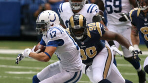 Colts’ Collie leaves game with head injury