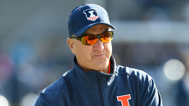 Bill Cubit is out as head coach at Illinois. Photo Credit: Rich Barnes-USA TODAY Sports