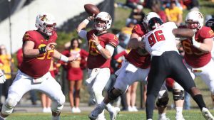 No. 24 Iowa State visits improving Kansas