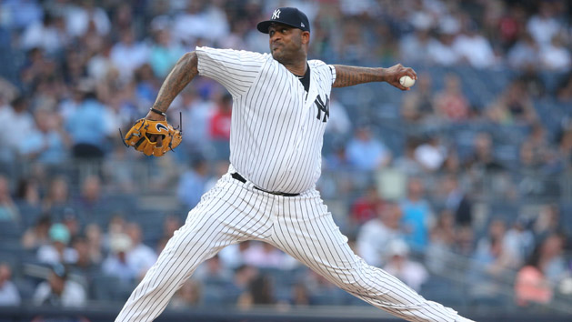 Jul 4, 2018; Bronx, NY, USA; New York Yankees pitcher CC Sabathia (52) pitches in the first inning against the Atlanta Braves at Yankee Stadium. Photo Credit: Wendell Cruz-USA TODAY Sports