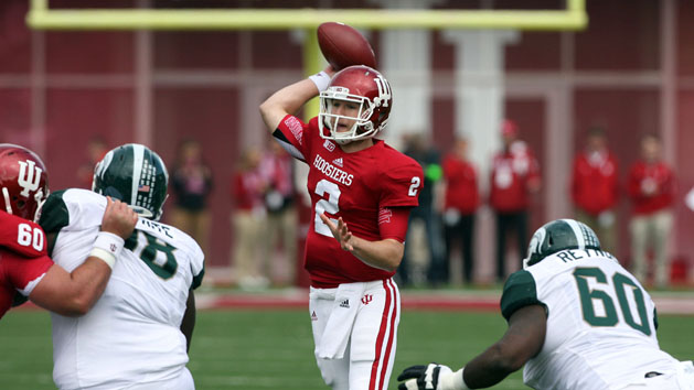 NCAA Football: Michigan State at Indiana