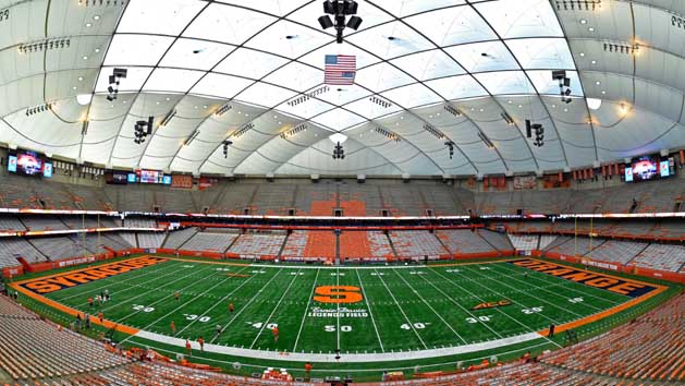 Sep 9, 2016; Syracuse, NY, USA; General view of the Carrier Dome prior to the game between the Louisville Cardinals and the Syracuse Orange. Photo Credit: Rich Barnes-USA TODAY Sports