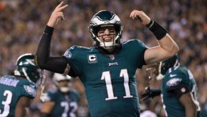Wentz carves up Redskins as Eagles win 5th in row