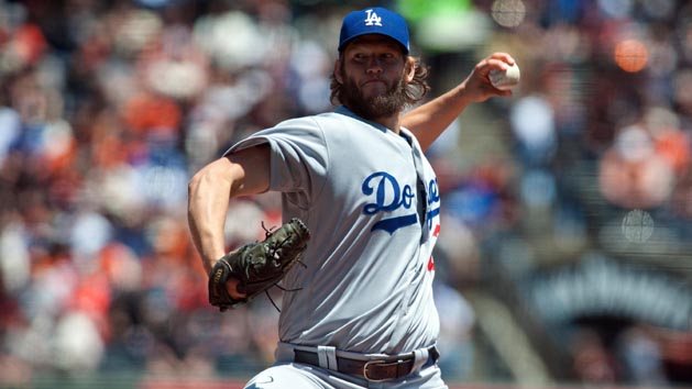 May 17, 2017; San Francisco, CA, USA; Los Angeles Dodgers starting pitcher Clayton Kershaw (22) throws a pitch during the first inning of the game against the San Francisco Giants at AT&T Park. Photo Credit: Ed Szczepanski-USA TODAY Sports