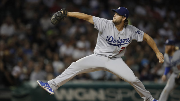 Jul 18, 2017; Chicago, IL, USA; Los Angeles Dodgers pitcher Clayton Kershaw (22) throws against the Chicago White Sox at Guaranteed Rate Field. Photo Credit: Erich Schlegel-USA TODAY Sports