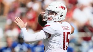 Arkansas sticking with two QBs