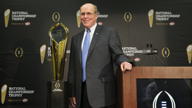 NCAA Football: National Championship Trophy Unveiling