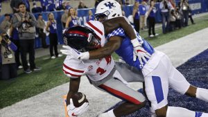 Metcalf’s Late-Second TD Catch Helps Ole Miss Win