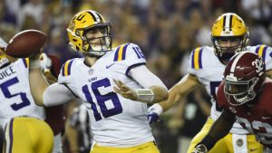 No. 24 LSU sticking with QB Etling vs. Arkansas