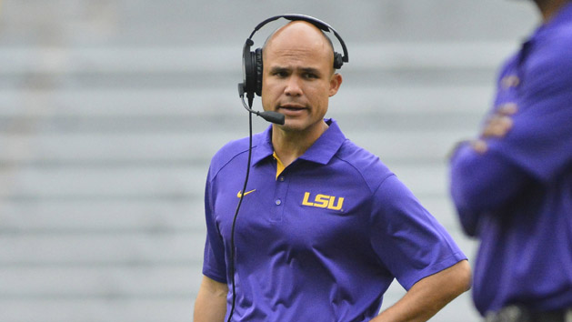 Dave Aranda will remain at LSU. Photo Credit: Matt Bush-USA TODAY Sports
