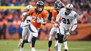 Broncos RB Booker sidelined six weeks with wrist injury
