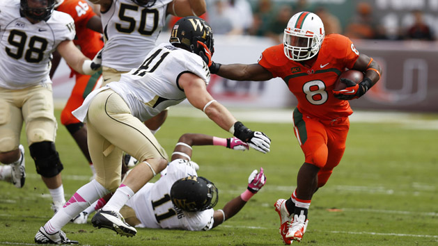 NCAA Football: Wake Forest at Miami