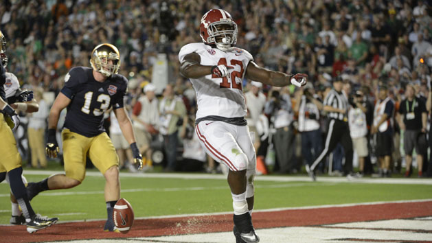 NCAA Football: Cowboys Classic-Alabama vs Michigan