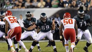 Eagles release G Mathis after contract dispute