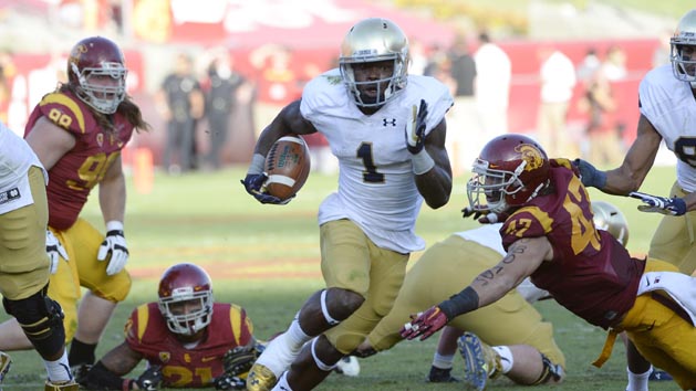 NCAA Football: Notre Dame at Southern California