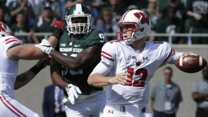 Hornibrook, stout defense power No. 8 Wisconsin in rout