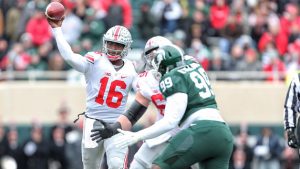 Lot on line in Ohio State-Michigan clash