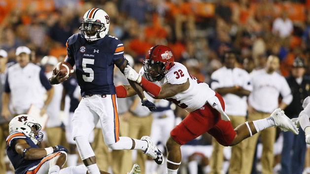 John Franklin III gives Auburn a big-time running threat from the QB spot. Photo Credit: John Reed-USA TODAY Sports