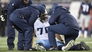 Titans offensive tackle Conklin has torn ACL