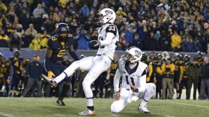 TCU defeats West Virginia 31-30 on last-second FG