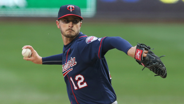 Apr 4, 2018; Pittsburgh, PA, USA; Minnesota Twins starting pitcher Jake Odorizzi (12) delivers a pitch against the Pittsburgh Pirates during the first inning at PNC Park. Photo Credit: Charles LeClaire-USA TODAY Sports
