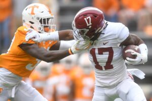 No. 2 Alabama loses Waddle but defeats Tennessee