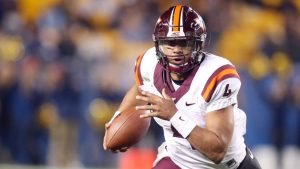 Hokies QB Evans injured
