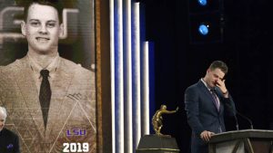 Burrow sets voting records in winning Heisman