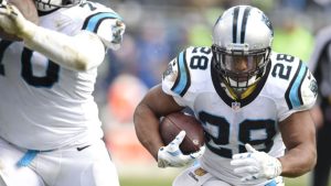 Panthers RB Stewart not practicing