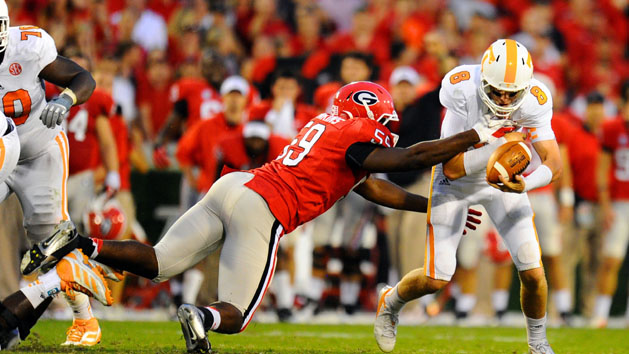 NCAA Football: Tennessee at Georgia