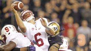 Stanford’s offense disappears in its first road game