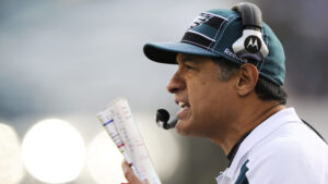 Eagles fire defensive coordinator Castillo, promote Bowles