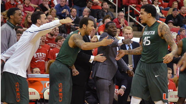 NCAA Basketball: Miami at North Carolina State