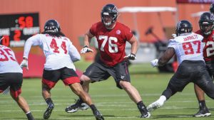 Falcons OL McGary (heart) begins path to return