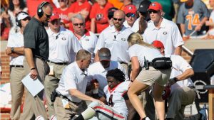 Georgia RB Marshall, WR Scott-Wesley out for year