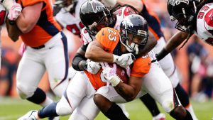 Falcons get creative at LB, improve rush