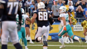 Dolphins pick off Chargers on late interception