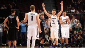 BYU’s Collinsworth ties triple-double record in win