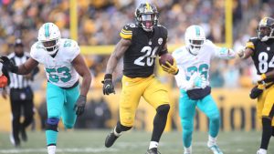 Bell, Brown, Big Ben power Steelers past Dolphins