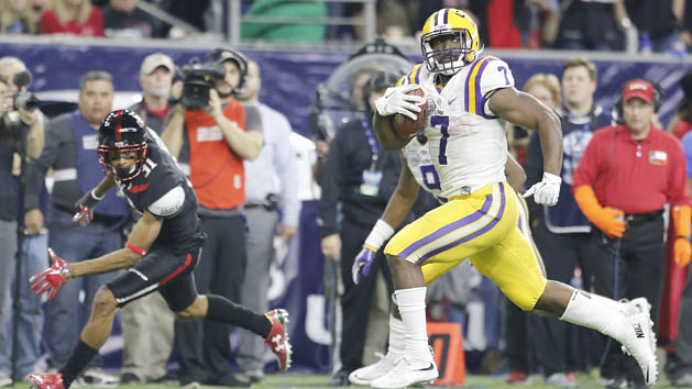 Leonard Fournette sprained his ankle in practice Tuesday and could be out for a brief time. Photo Credit: Thomas B. Shea-USA TODAY Sports