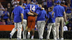 No. 23 Florida rolls; QB Del Rio injured