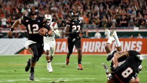 Miami tops Virginia Tech to stay unbeaten