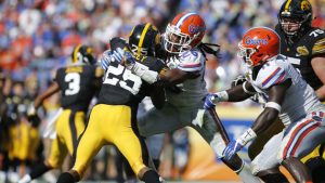 Gators’ Harris out for year with torn Achilles tendon