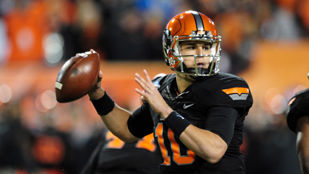Mason Rudolph has a bright future at Oklahoma State. Matt Kartozian-USA TODAY Sports