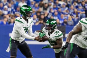 Jets RB Michael Carter (ankle) out ‘a couple weeks’