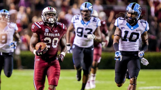 NCAA Football: North Carolina at South Carolina