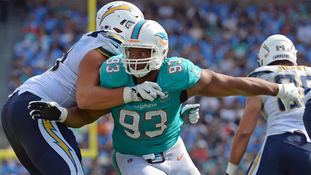 Ndamukong Suh (93) is no longer in the Jets' plans. Photo Credit: Jake Roth-USA TODAY Sports