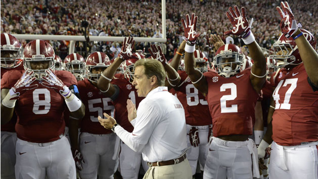 NCAA Football: Cowboys Classic-Alabama vs Michigan